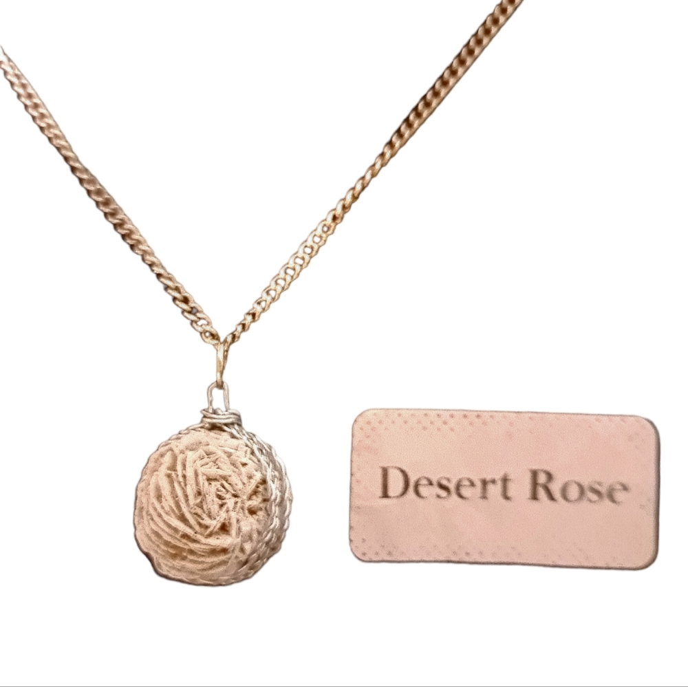 Desert Rose Crystal Necklace